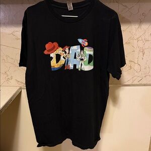 Gildan Black Toy Story Dad Tee